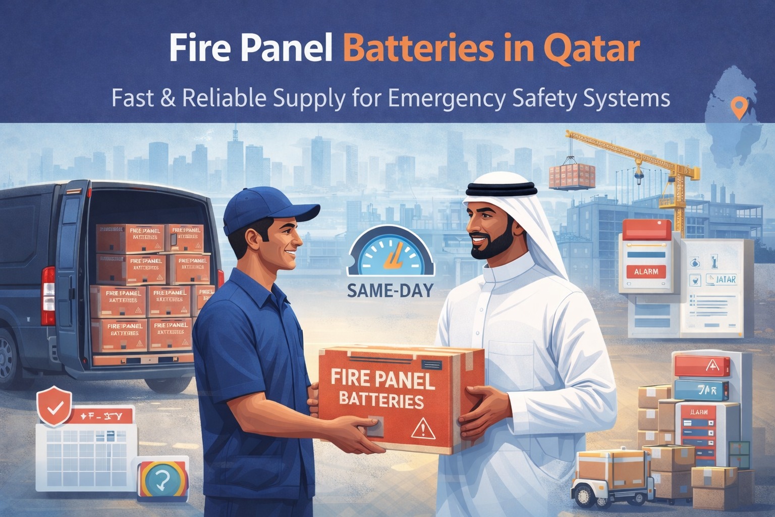 Fire Panel Batteries in Qatar